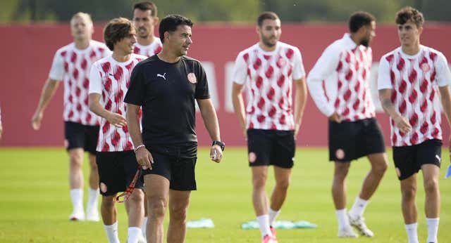 La ‘resaca’ de Champions y la tristeza por las gradas supletorias no empañan el sueño del Girona: “Cuando suene el himno será increíble”
