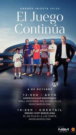Invitación al acto del martes en Barcelona.