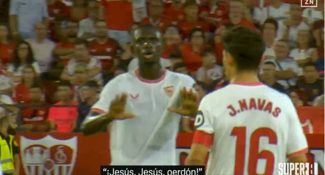 La imagen tras la expulsión de Nianzou que evidencia la trascendencia de Jesús Navas