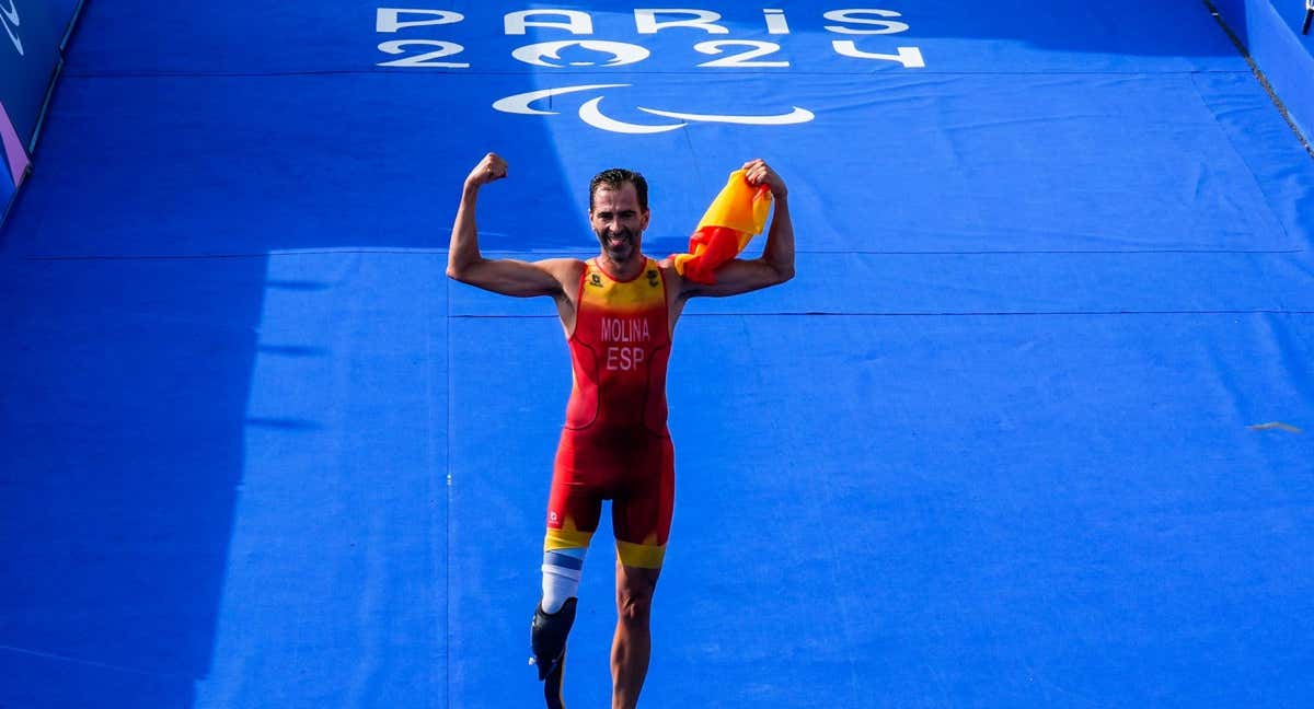 Dani Molina, campeón paralímpico en París 2024.