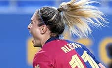 Alexia Putellas se desfoga en el derbi entre un «no te pases», dos goles y un MVP