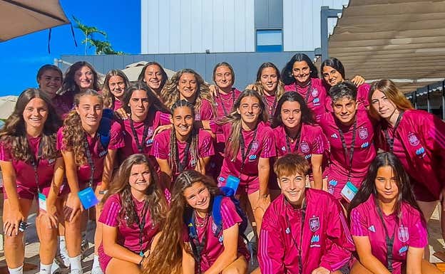 Las jugadoras de la Selección en República Dominicana.  RFEF