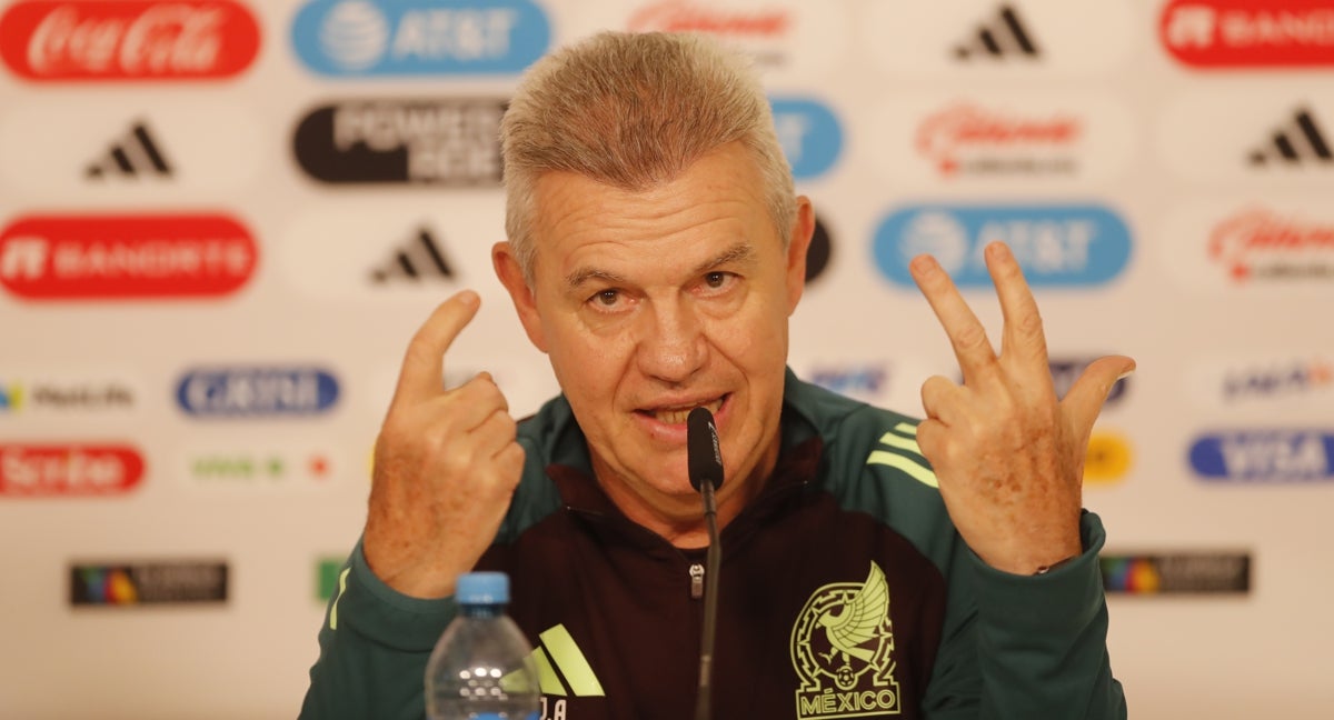 Javier Aguirre, en una reciente rueda de prensa.