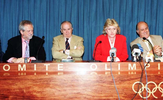 La presentación de la candidatura para los Juegos de 2008 en la sede del COI. ARCHIVO