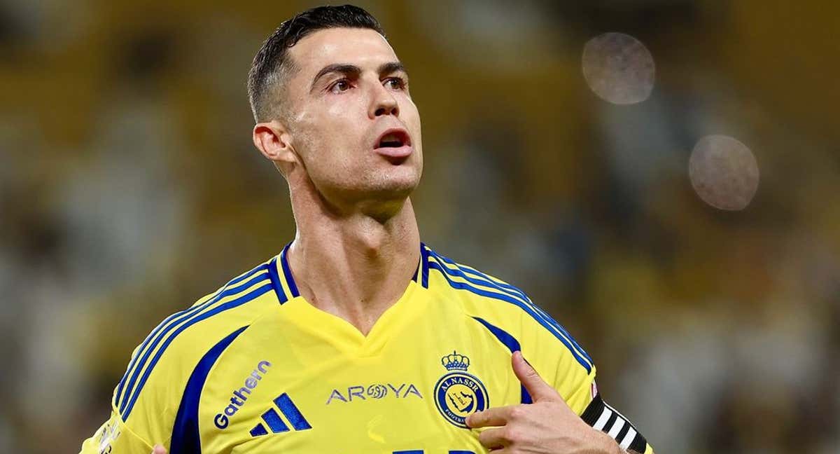 Cristiano Ronaldo, en un partido con el Al Nassr.
