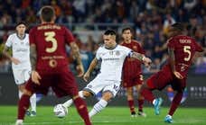 Lautaro sube un escalón en la historia del Inter y brilla en Roma