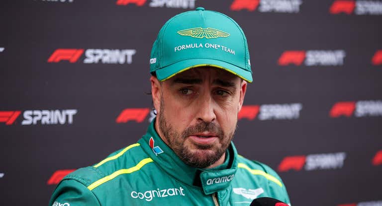Fernando Alonso, dubitativo en Austin.