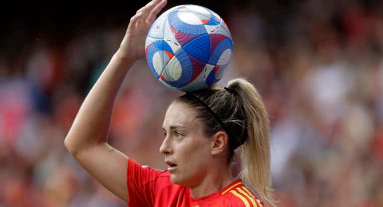Alexia Putellas durante el partido correspondiente a la última jornada de la clasificación para la Eurocopa Femenina ante Bélgica.