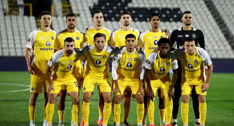 El Maccabi de fútbol juega sus partidos de Europa League en Belgrado.