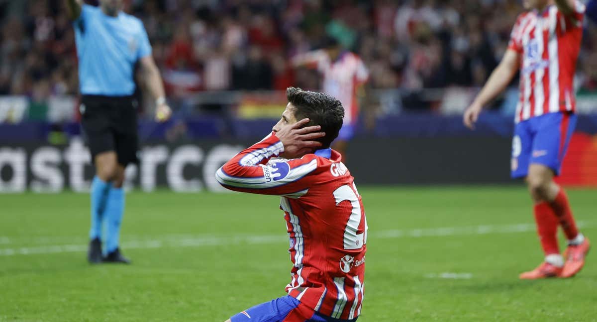 Simeone, ante el Lille.