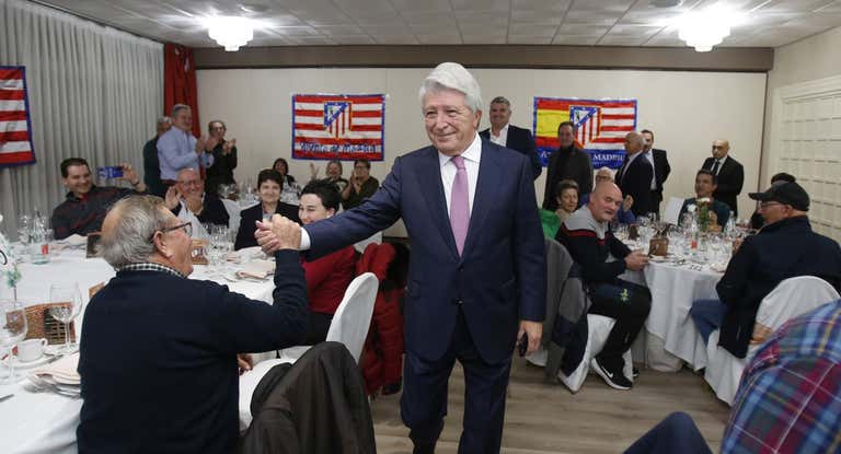 Enrique Cerezo, presidente del Atlético de Madrid.