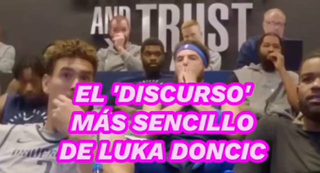 Doncic recibió un premio y dejó un discurso para la posteridad