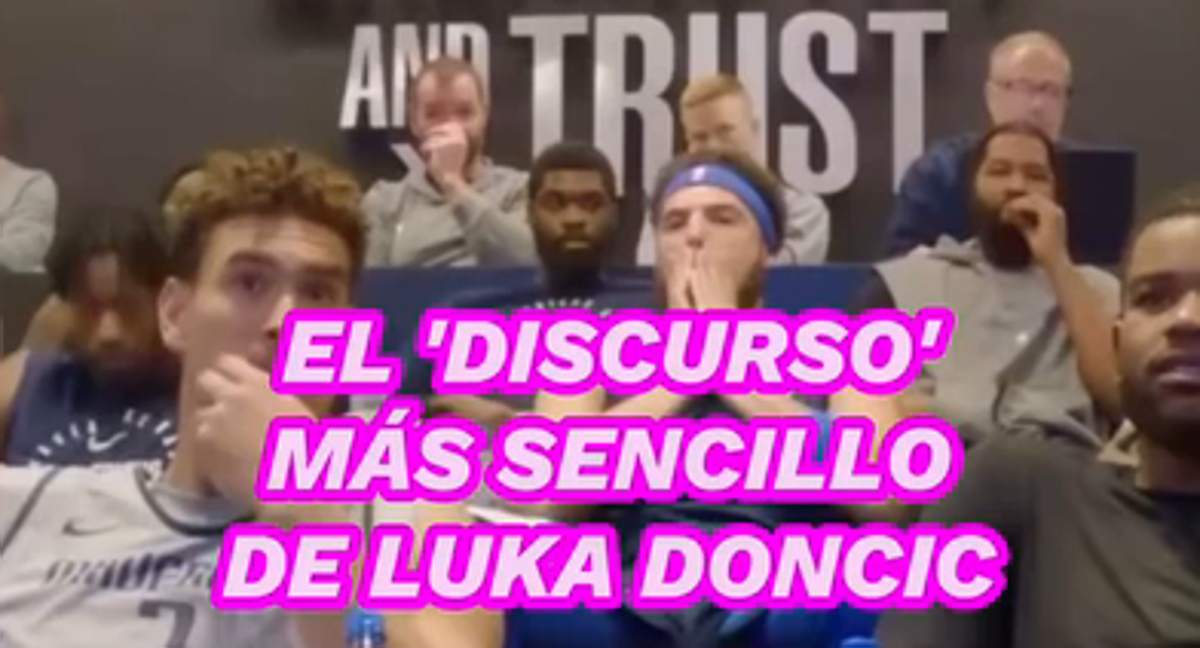Doncic recibió un premio y dejó un discurso para la posteridad