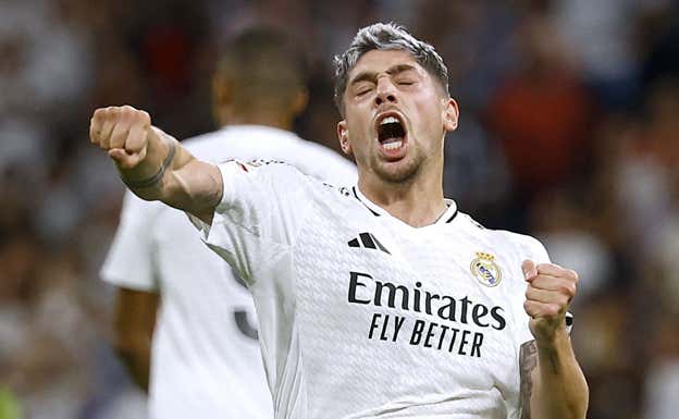 Fede Valverde ejercerá como pulmón del Real Madrid.  REUTERS