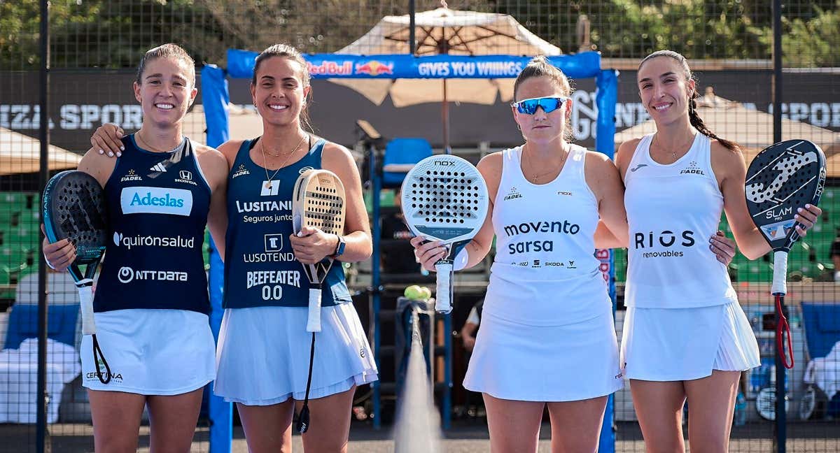 Marta Ortega, Sofía Araújo, Aranzazu y Vero Virseda en la semifinal de Egipto.
