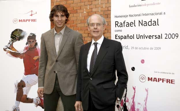 Nadal, en un acto de Mapfre.  ARCHIVO