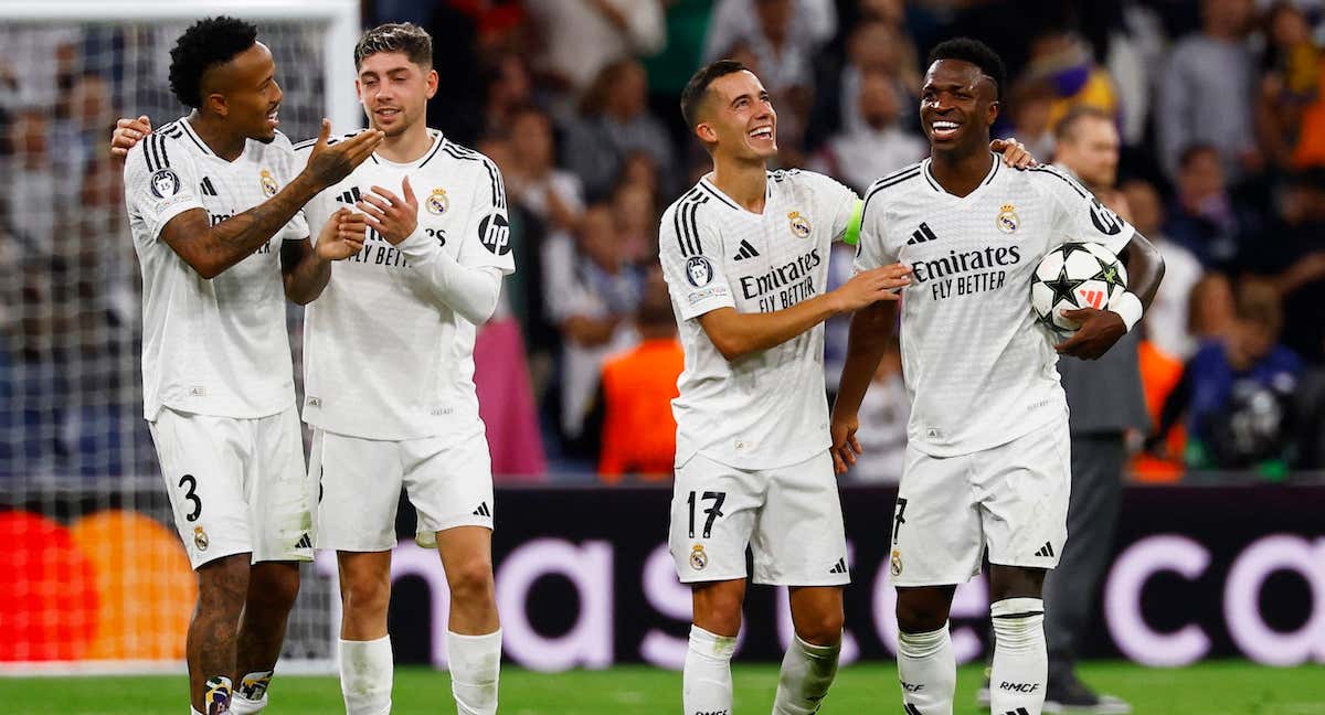Futbolistas del Real Madrid./REUTERS