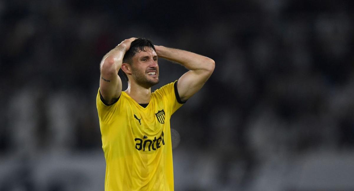 Rodrigo Pérez, de Peñarol, tras perder en la ida.