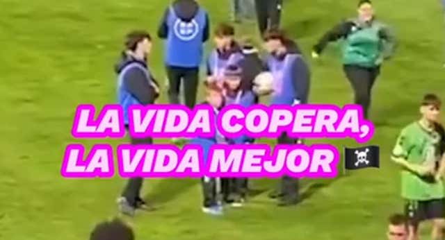 Así celebraron el Rayo y su afición el triunfo en Copa del Rey.