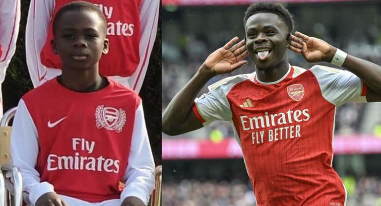 Bukayo Saka, fiel ejemplo de la política del Arsenal.