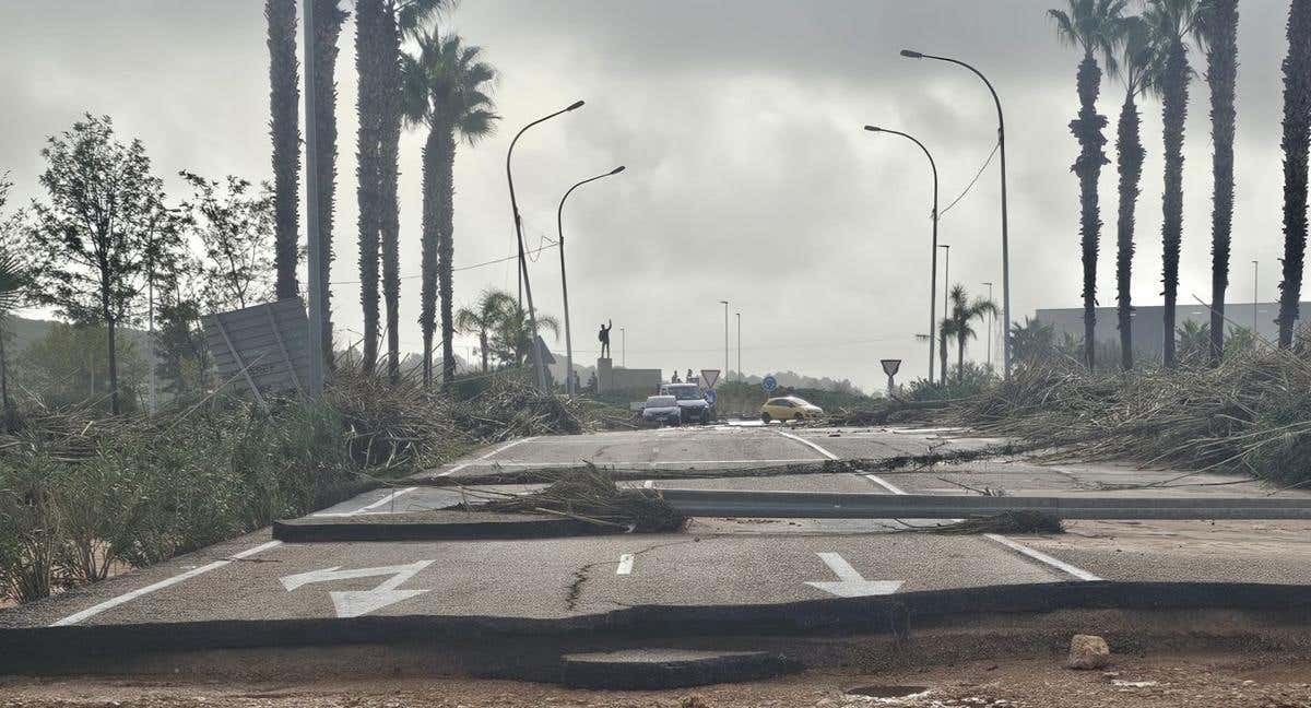 Estado de los accesos al Circuito Ricardo Tormo.