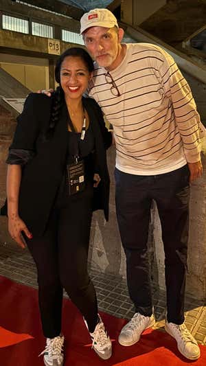 Thomas Tuchel con Taty Ferrer, del Palma Futsal.  INSTAGRAM