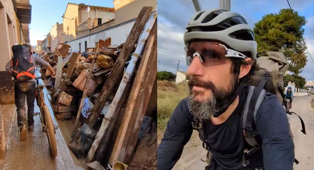 Rozó la muerte en tres ocasiones y ahora hace 50 kilómetros al día para ayudar a los afectados por la DANA: «Esto va a durar meses»