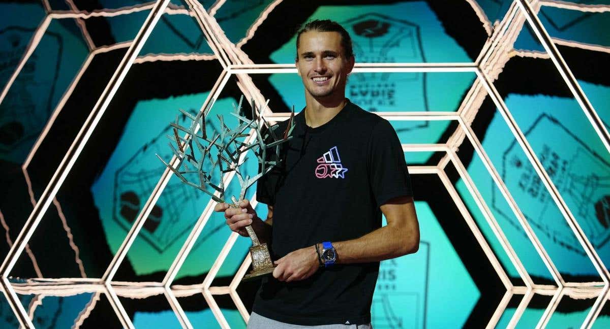 Zverev, campeón en París.