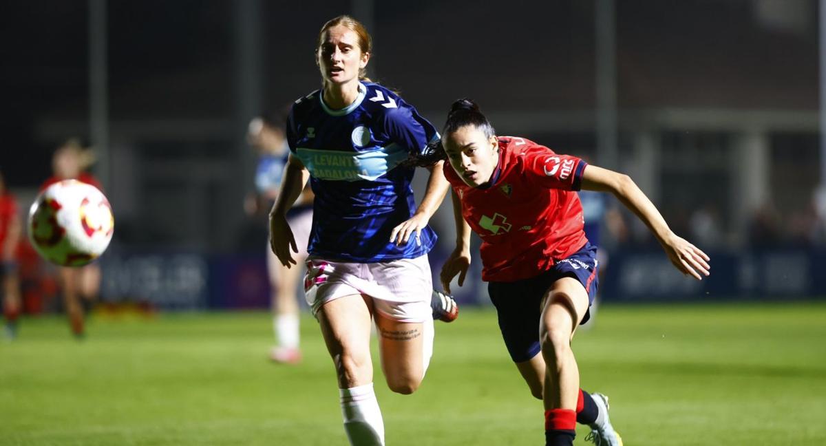 Imagen del Osasuna - Levante Badalona.