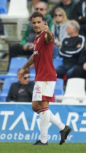 Pedro León, jugador del Real Murcia.  GETTY