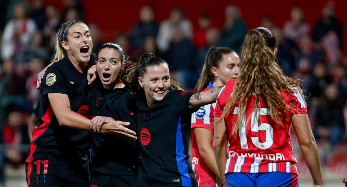 El Barça asusta y da un baño al Atlético de Madrid para sacar brillo a su liderato