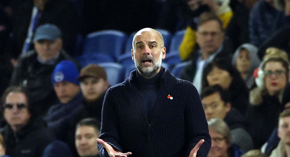 Guardiola, con el Manchester City.