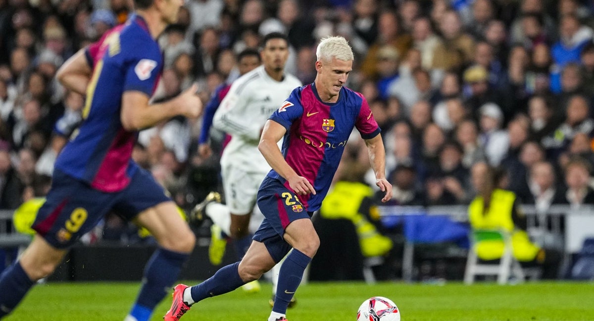 Olmo reapareció ante el Real Madrid.