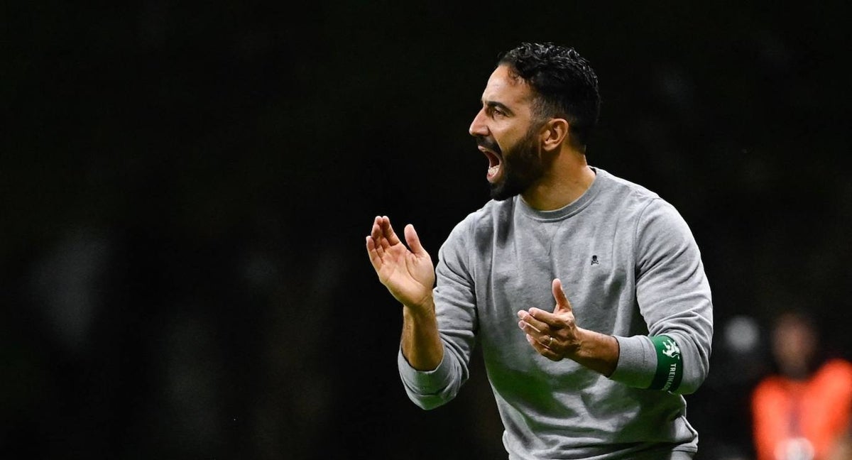 Ruben Amorim dirigió su último partido como entrenador del Sporting.