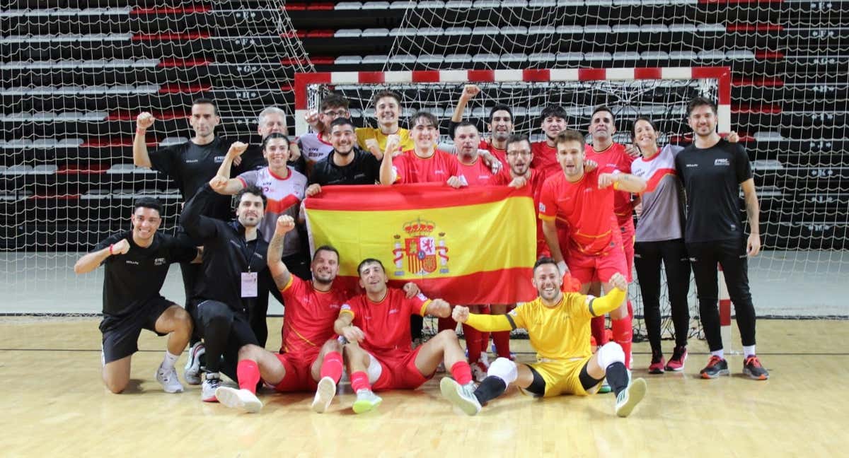 España, campeona de Europa de fútbol sala para discapacitados visuales