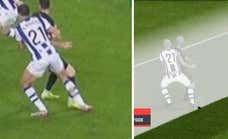 ¿Por qué es fuera de juego el gol de Lewandowski cuando en la primera repetición parecía que no?