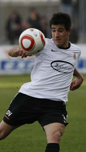 Yuri, con la camiseta del Real Unión en la temporada con Sola. Archivo
