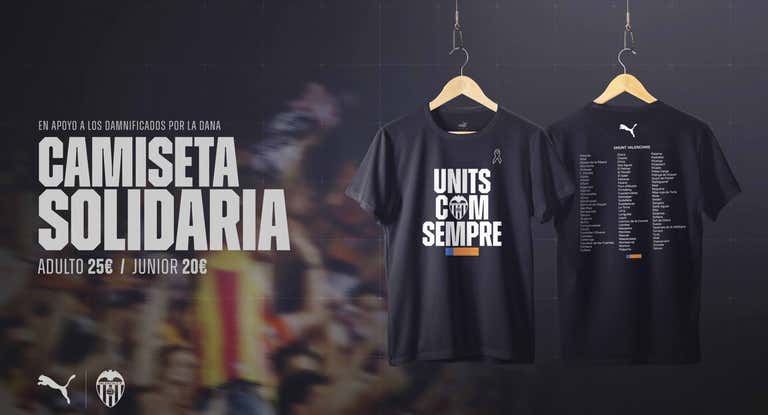 Las camisetas que ha puesto a la venta el Valencia C.F