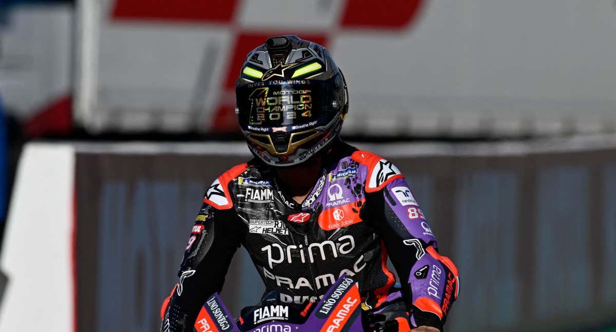 Jorge Martín celebra en Montmeló.