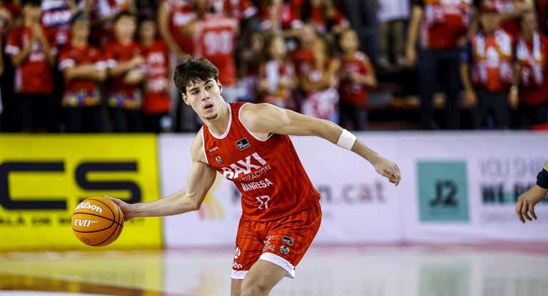 Mario Saint-Supery, esta temporada con el Baxi Manresa.