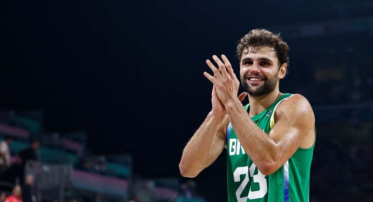 Raulzinho Neto durante los Juegos de París.