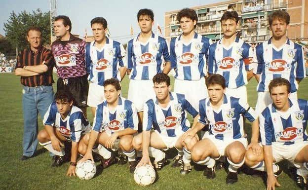 Luis Ángel Duque, entrenador del Leganés 1992-93 que ascendió a Segunda.  CD LEGANÉS