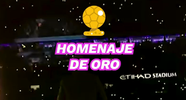 El City celebra el Balón de Oro de Rodri antes del partido ante los Spurs