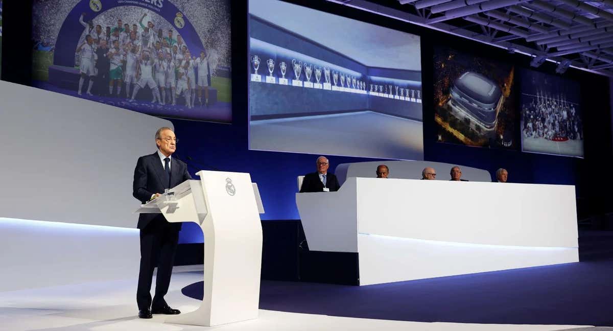 Florentino, en una Asamblea.
