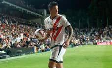 James Rodríguez, sin sitio en el Rayo Vallecano... aunque en las oficinas confían en él: "Sigue siendo muy importante"