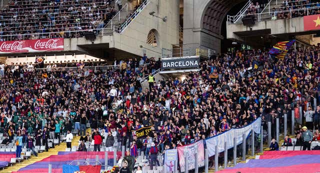 El Barça inhabilita la grada de animación y 600 asientos quedarán vacíos sine die