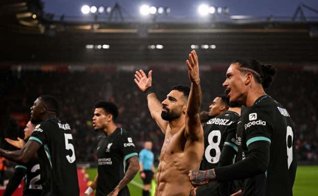 Salah, el líder de este Liverpool. AFP