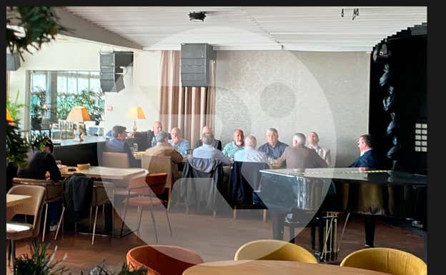 Reunión secreta de presidentes en el restaurante Marboré de Torrelodones.  RELEVO