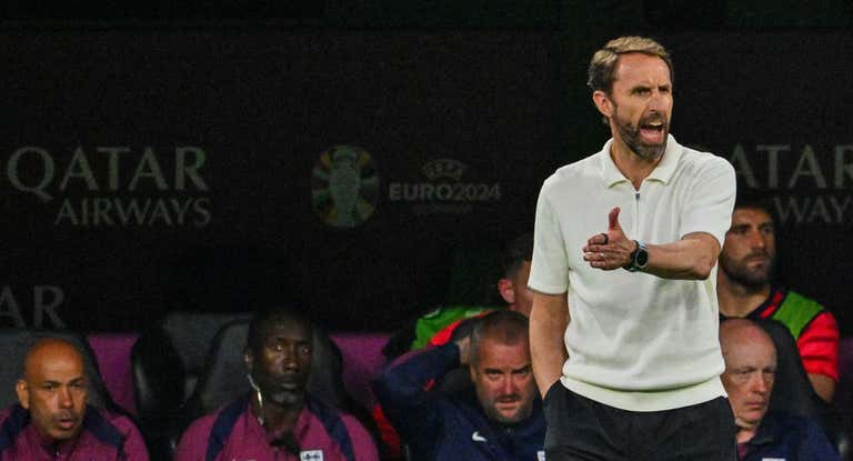Gareth Southgate, en la Eurocopa.