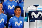 Movistar abandona el emblemático azul de su maillot y apostará por el blanco en 2025